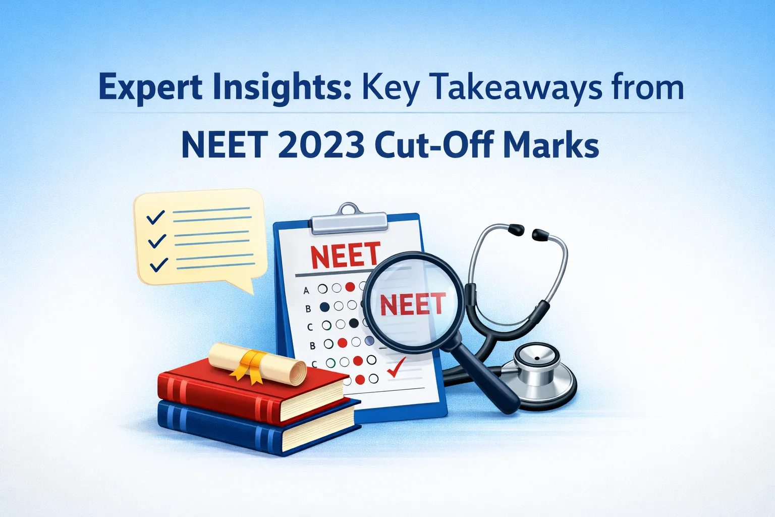 Expert Insights: Key Takeaways from NEET 2023 Cut-Off Marks